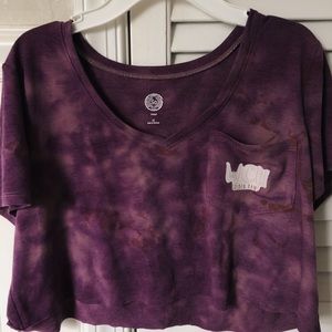 west chester university cropped tee